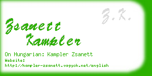 zsanett kampler business card